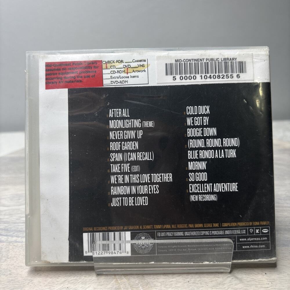Al Jarreau – The Very Best Of: An Excellent Adventure (CD, 1994 Warner Bros.) Ja - Picture 2 of 5
